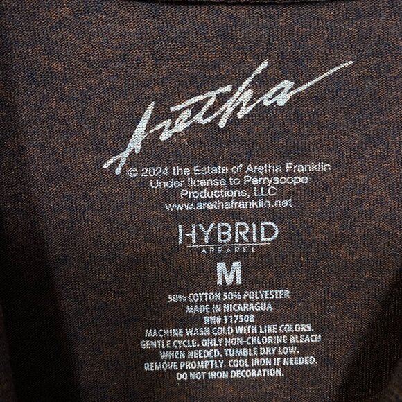 Aretha Franklin Queen Of Soul Respect T-Shirt Medium - Picture 4 of 4